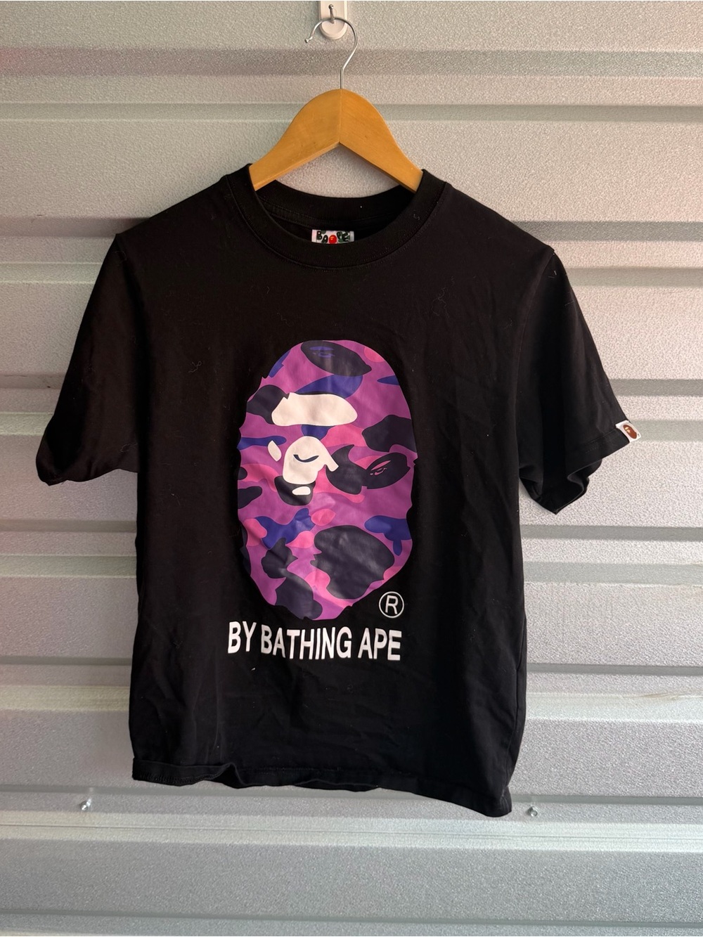 A Bathing Ape Color Camo By Bathing Ape Tee in black
